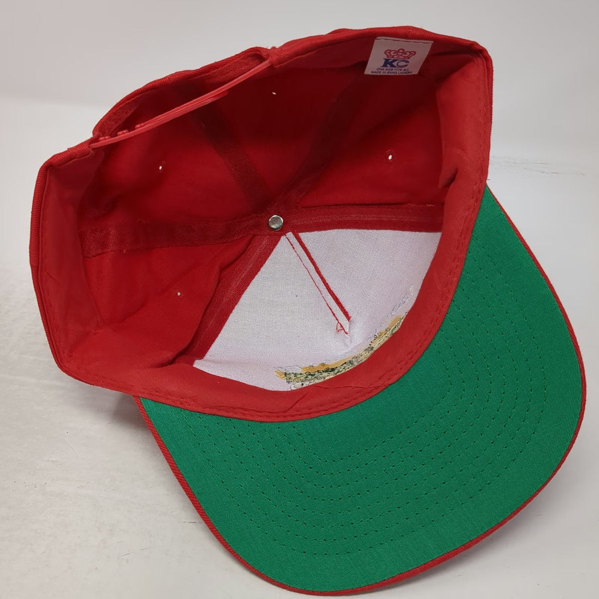 KC 5 Panel Red One Size Snapback Doug Mayer Trucking Rupert ID Green Brim Hat