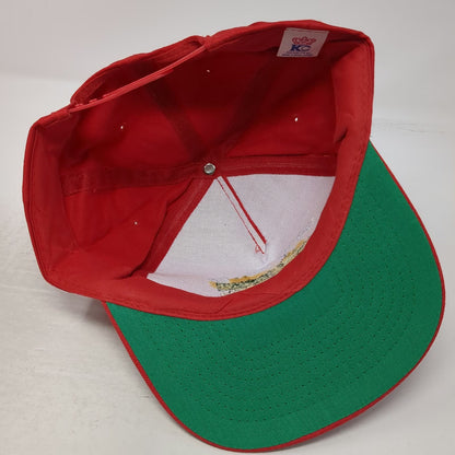 KC 5 Panel Red One Size Snapback Doug Mayer Trucking Rupert ID Green Brim Hat