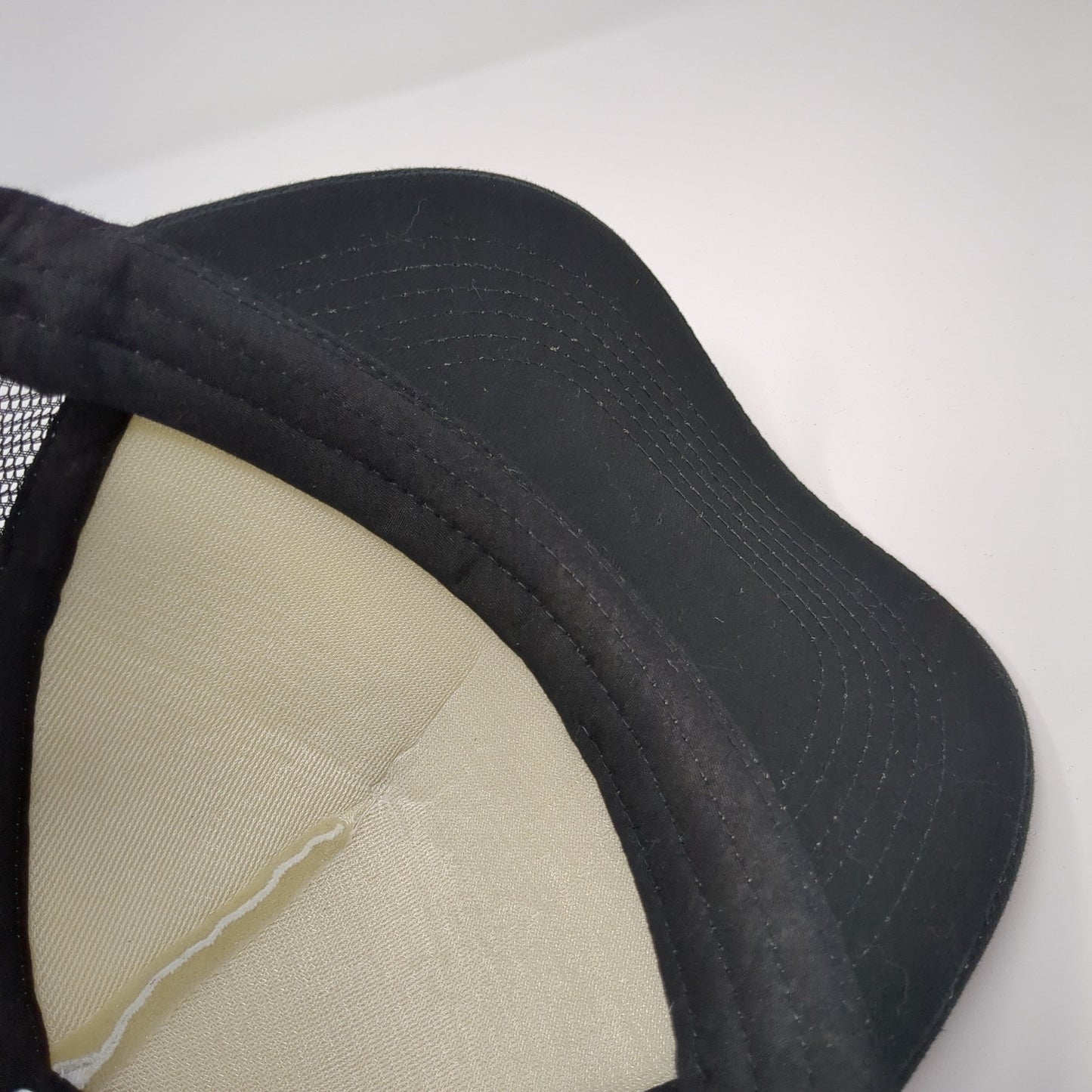 Unbranded Snapback Mesh Back Foam Trucker Hat Blank Distressed Cotton Blend