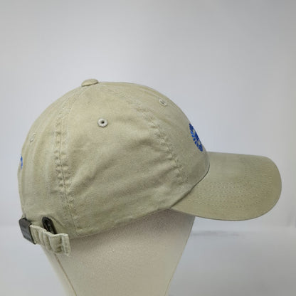 Port Authority Baseball Cap Beige OSFM Slideback Moss Greenhouses Employee Hat