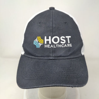 Host Healthcare Snapback Trucker Hat Black One Size Mesh Back 6 Panel