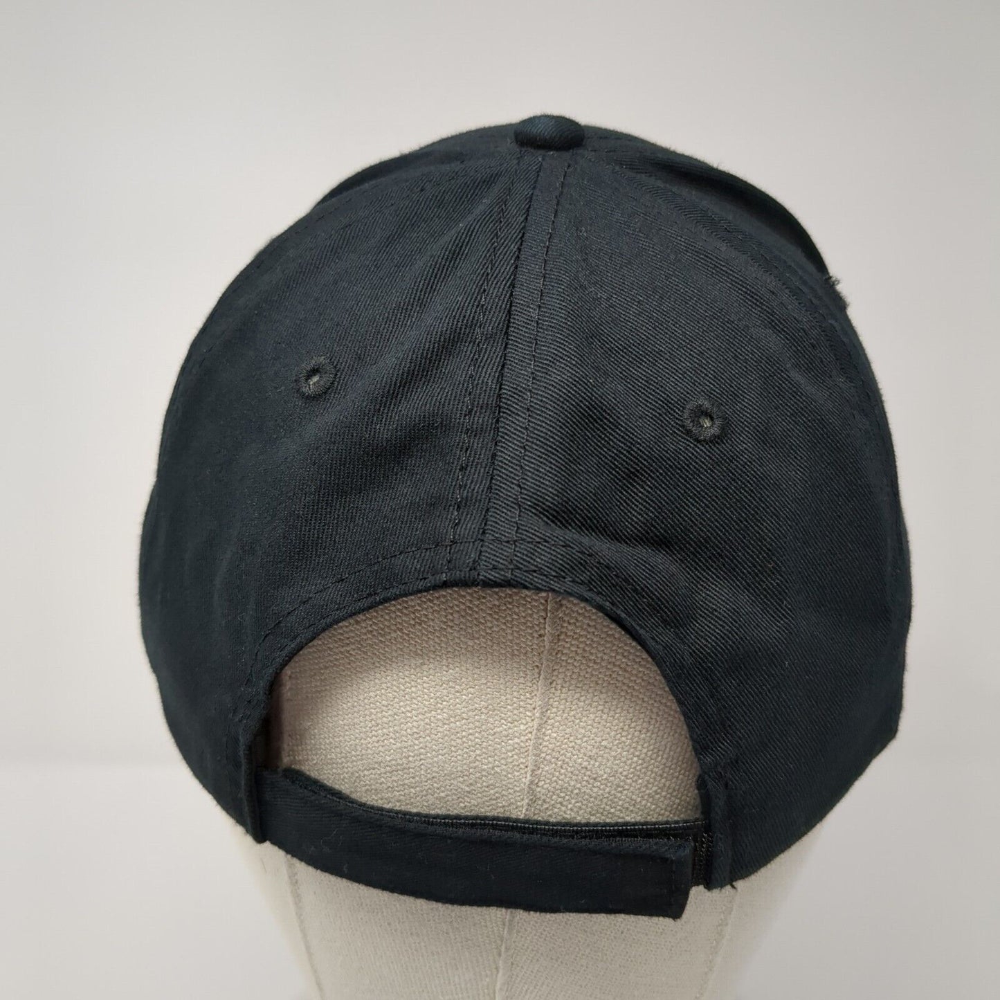 The Home Depot Pro Xtra Strapback Hat Black One Size Adjustable 6 Panel