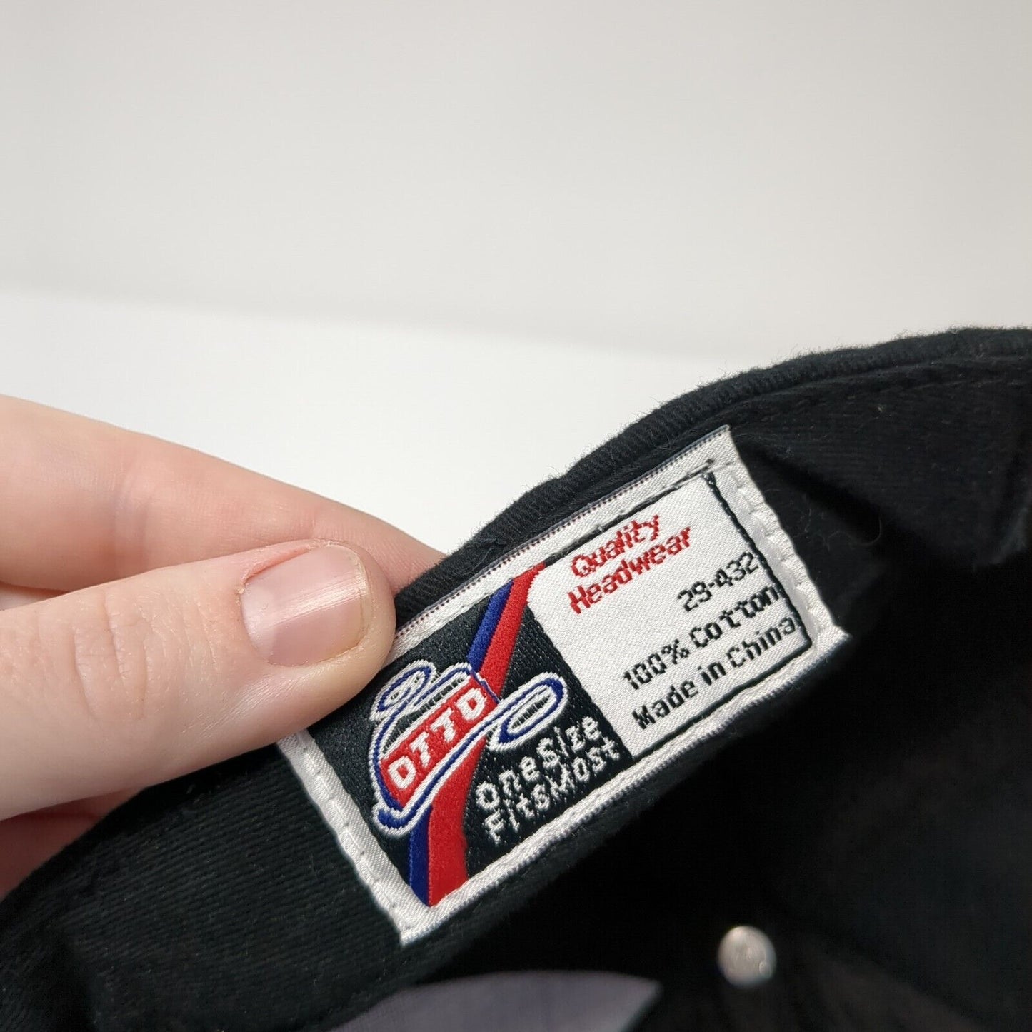Cort Vanostran For Congress Strapback Hat Black OS Adjustable Embroidered Otto
