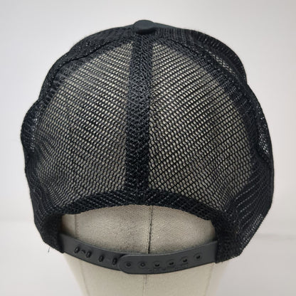 Capital Trucker Hat Black One Size Plano Fishing Tackle Box Mesh Snapback