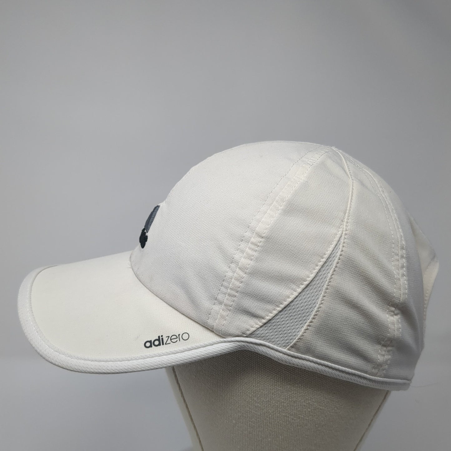 Adidas Adizero Strapback Baseball Cap White One Size Adjustable Embroidered