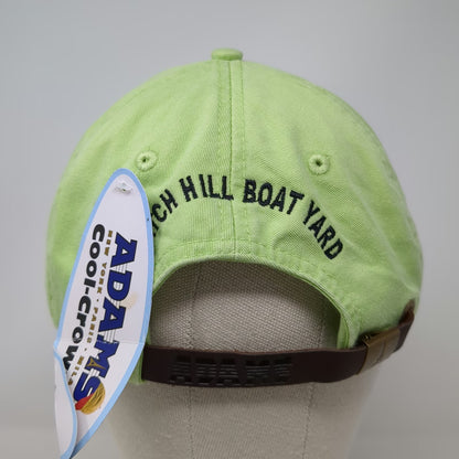 Adams Baseball Cap Green One Size Watch Hill Boat Yard Nautical Flags Hat