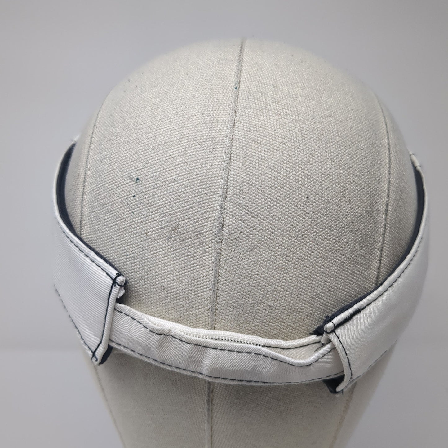 SJA Sun Visor Cap White One Size Adjustable Embroidered Lightweight Nike Golf
