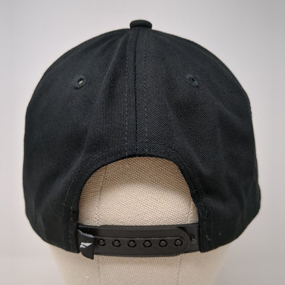 Flag Nor Fail Snapback Hat Black One Size Adjustable Embroidered 6 Panel