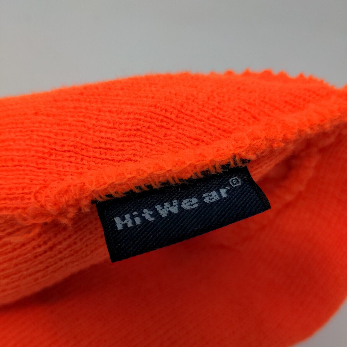 Obermeyer Agri Group Men's Knit Beanie Hat Cap Orange Embroidered Logo Acrylic