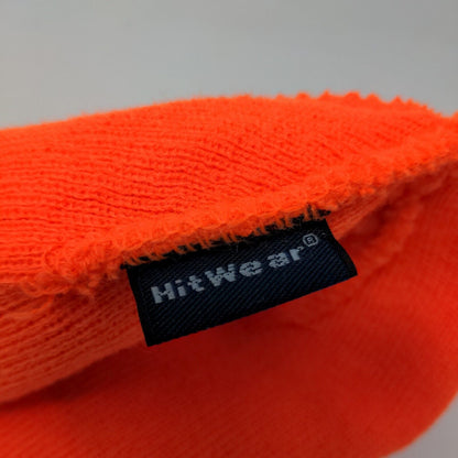 Obermeyer Agri Group Men's Knit Beanie Hat Cap Orange Embroidered Logo Acrylic