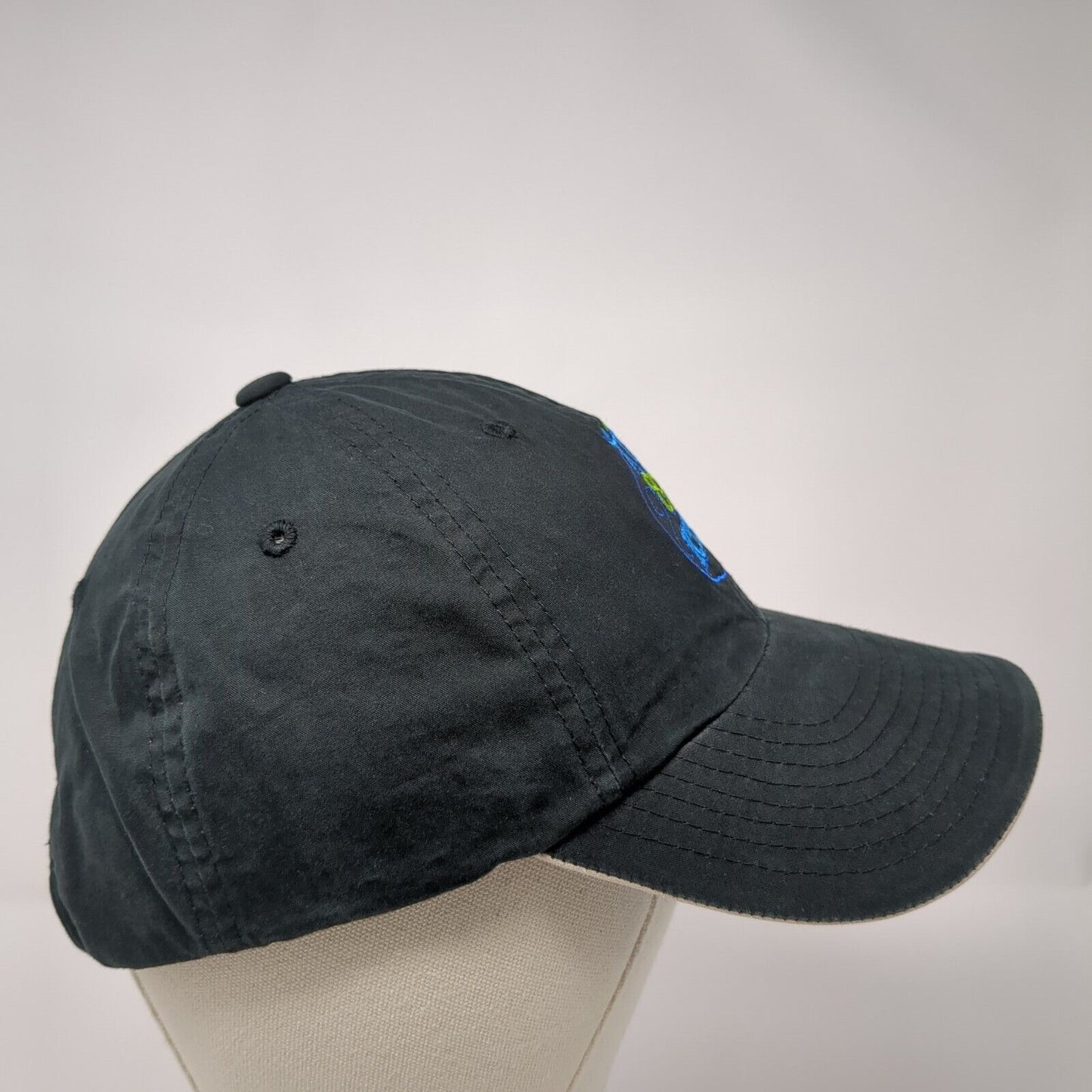 89.5 KTSY Strapback Hat Black One Size Embroidered Port Authority
