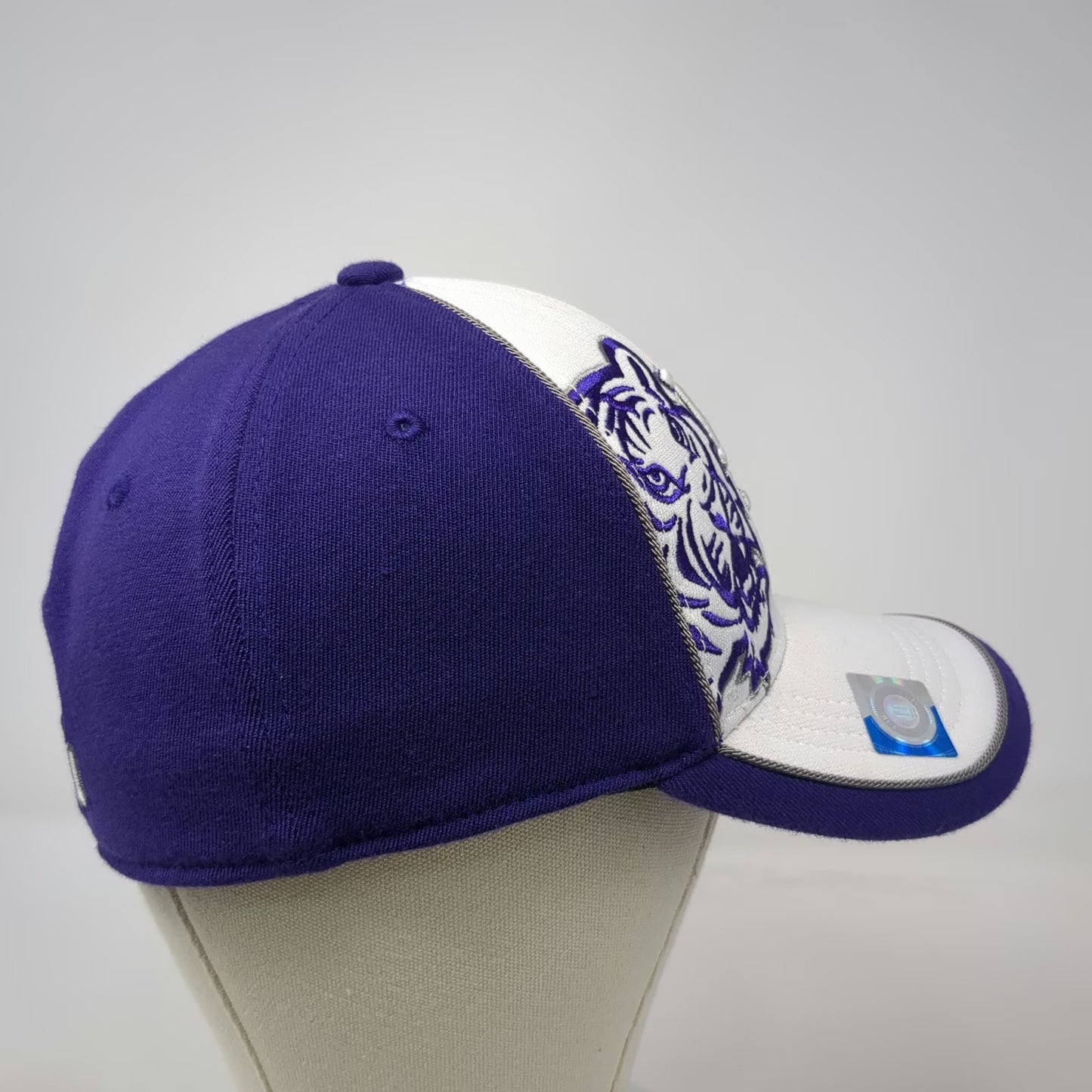 LSU Tigers NCAA Top of the World Cap Purple One Size Stretch Fit Two Tone Hat