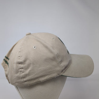 Deer Valley #1 Ski Resort Strapback Baseball Cap Brown OS Adjustable Embroidered