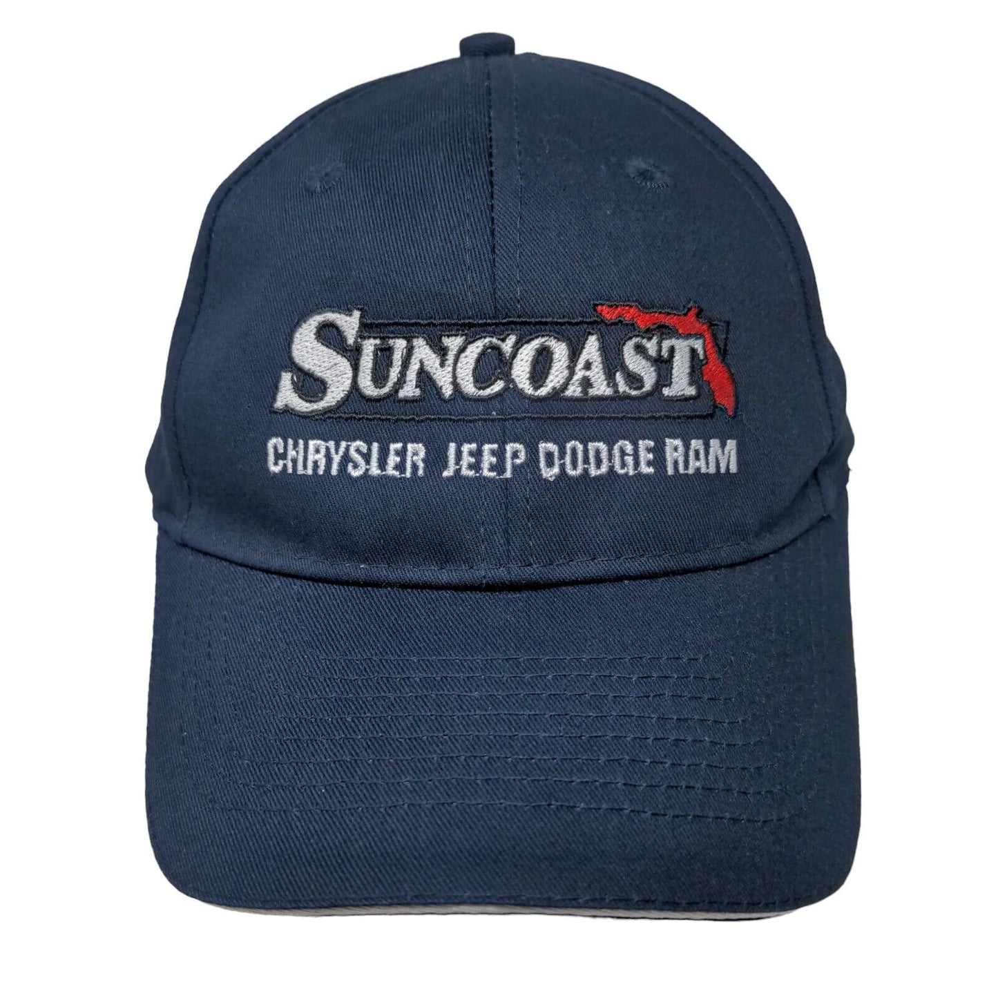 Suncoast Chrysler Jeep Dodge Ram Strapback Hat Blue One Size Port & Company