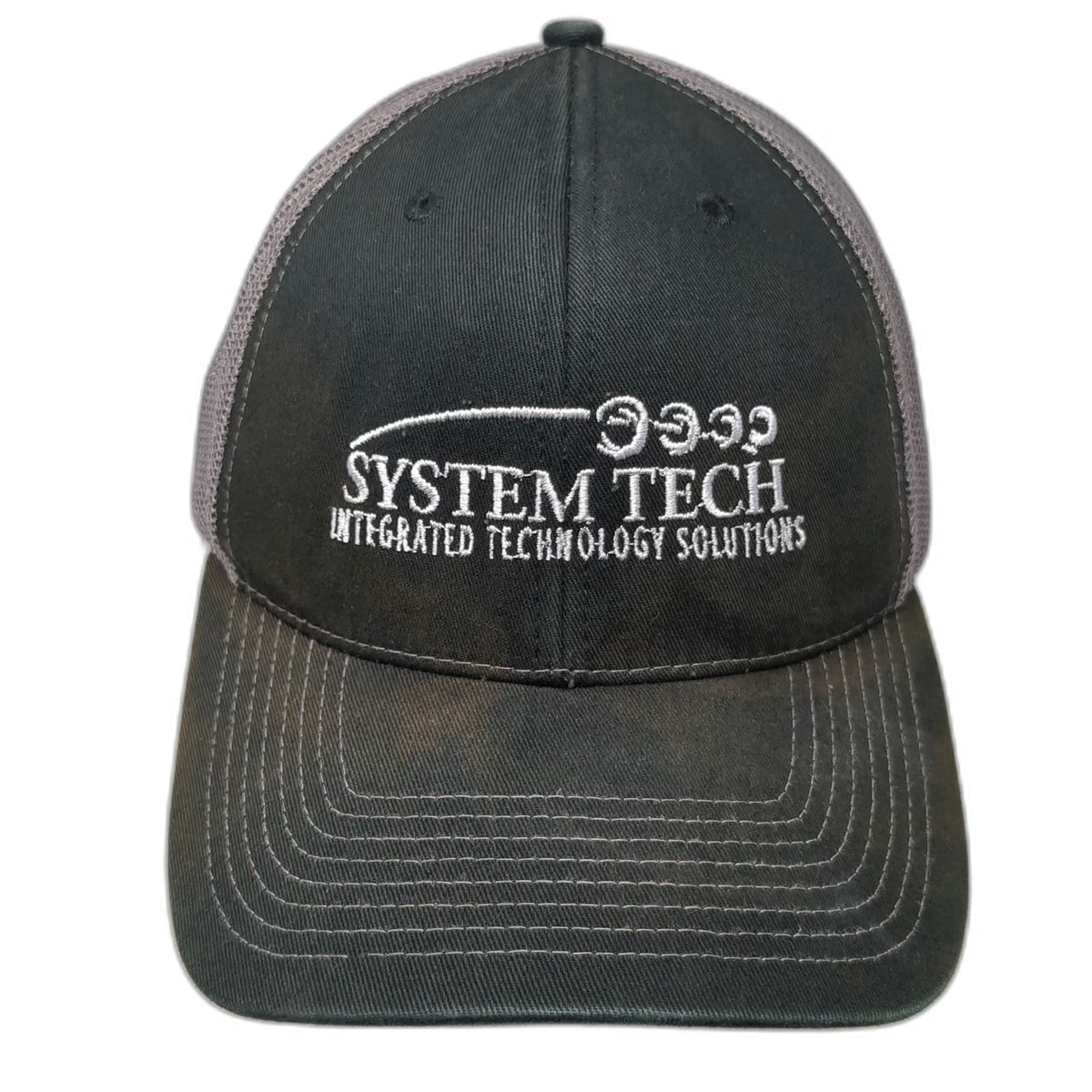 Outdoor Cap Trucker Hat Black One Size System Tech Integrated Solutions Snapback