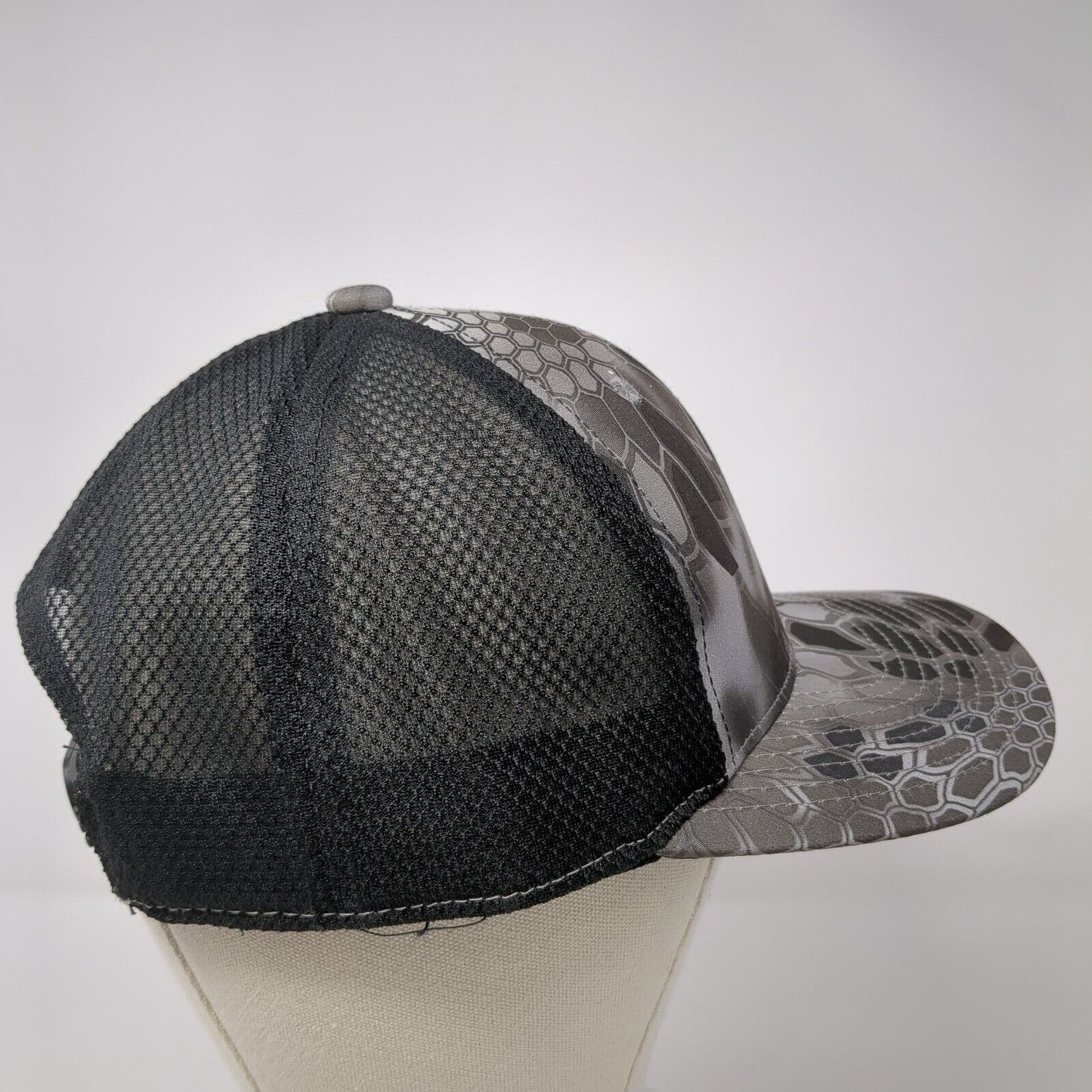 Concrete Construction Supply Snapback Trucker Hat Camo One Size Mesh Back