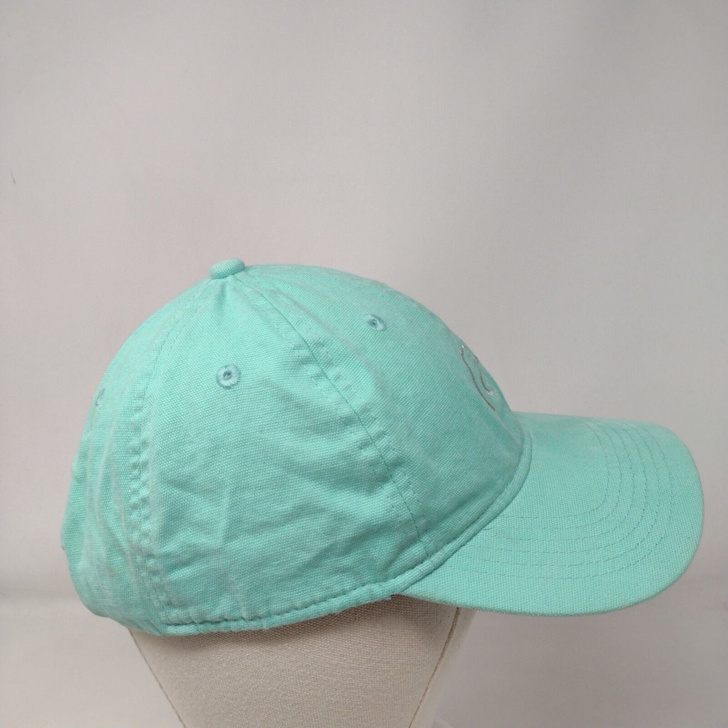 Ducks Unlimited Slideback Hat Greenish-Blue OSFM Adjustable 6 Panel Outdoor Cap