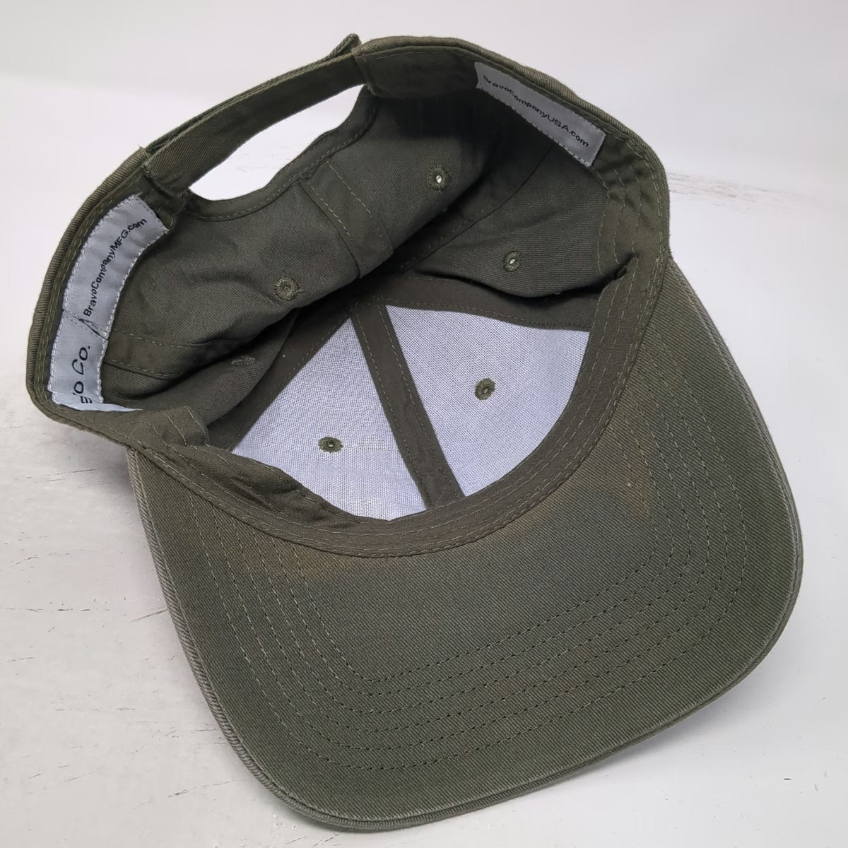 Bravo Co. Baseball Cap Green One Size BCM Star Tactical Logo Strapback Hat