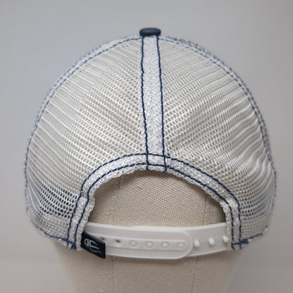 Trendsetter Homes Mesh Back Trucker Hat Blue One Size Outdoor Cap