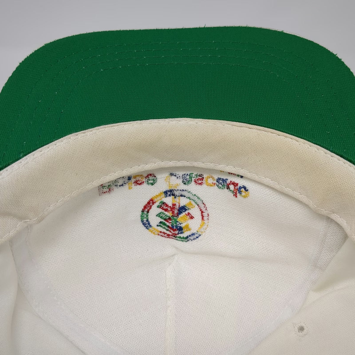Yupoong 5 Panel White One Size Hat Boise Cascade West Tacoma Mill Rope Brim