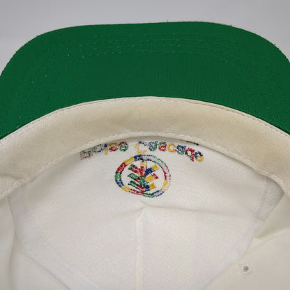Yupoong 5 Panel White One Size Hat Boise Cascade West Tacoma Mill Rope Brim