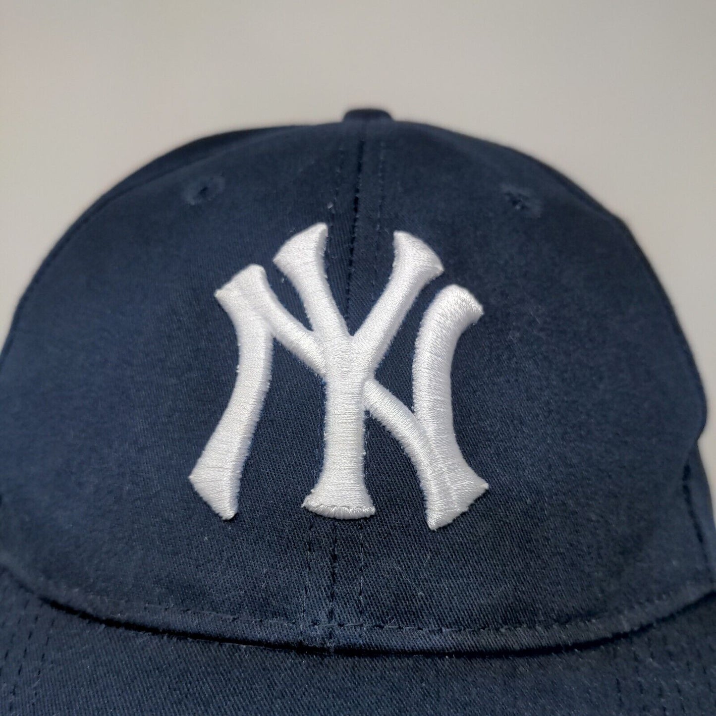 OC Sports Men's Strapback Hat Blue OSFM Embroidered New York Yankees Logo