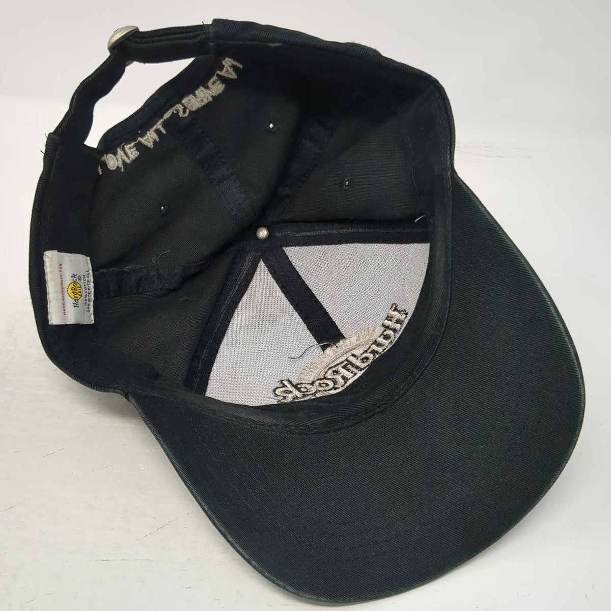 Hard Rock Cafe Baseball Cap Black One Size Cayman Islands Save The Planet Hat