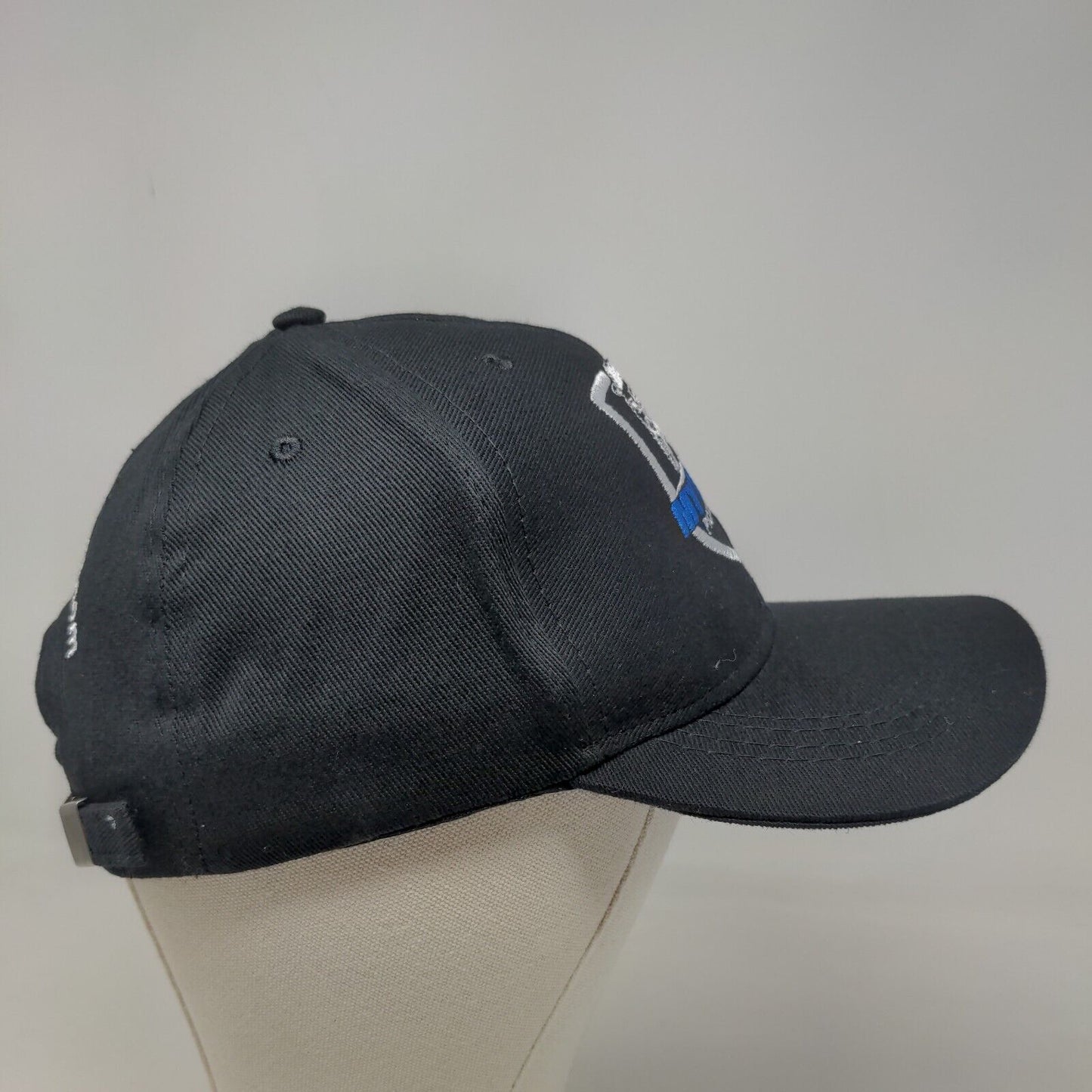 My Truck Pickup Shop Men's Slideback Hat Black Adjustable Embroidered Logo