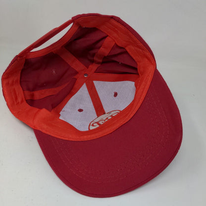 Unbranded Men's Snapback Hat Red Embroidered RP Logo Adjustable