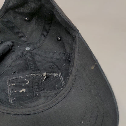 Backwoods Shine Snapback Hat Black One Size Adjustable Solid 6 Panel