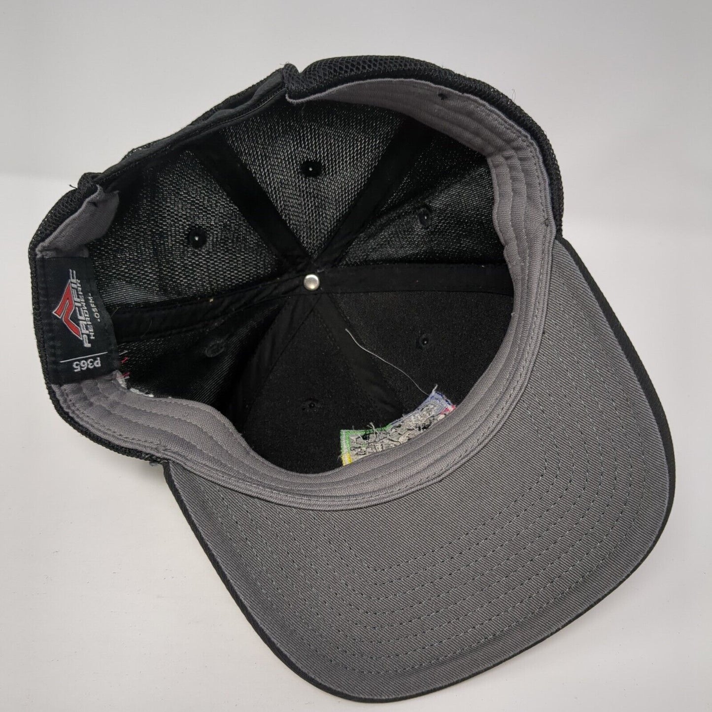 Give Kids Smile Strapback Hat Black One Size Otto Orthodontics 6 Panel