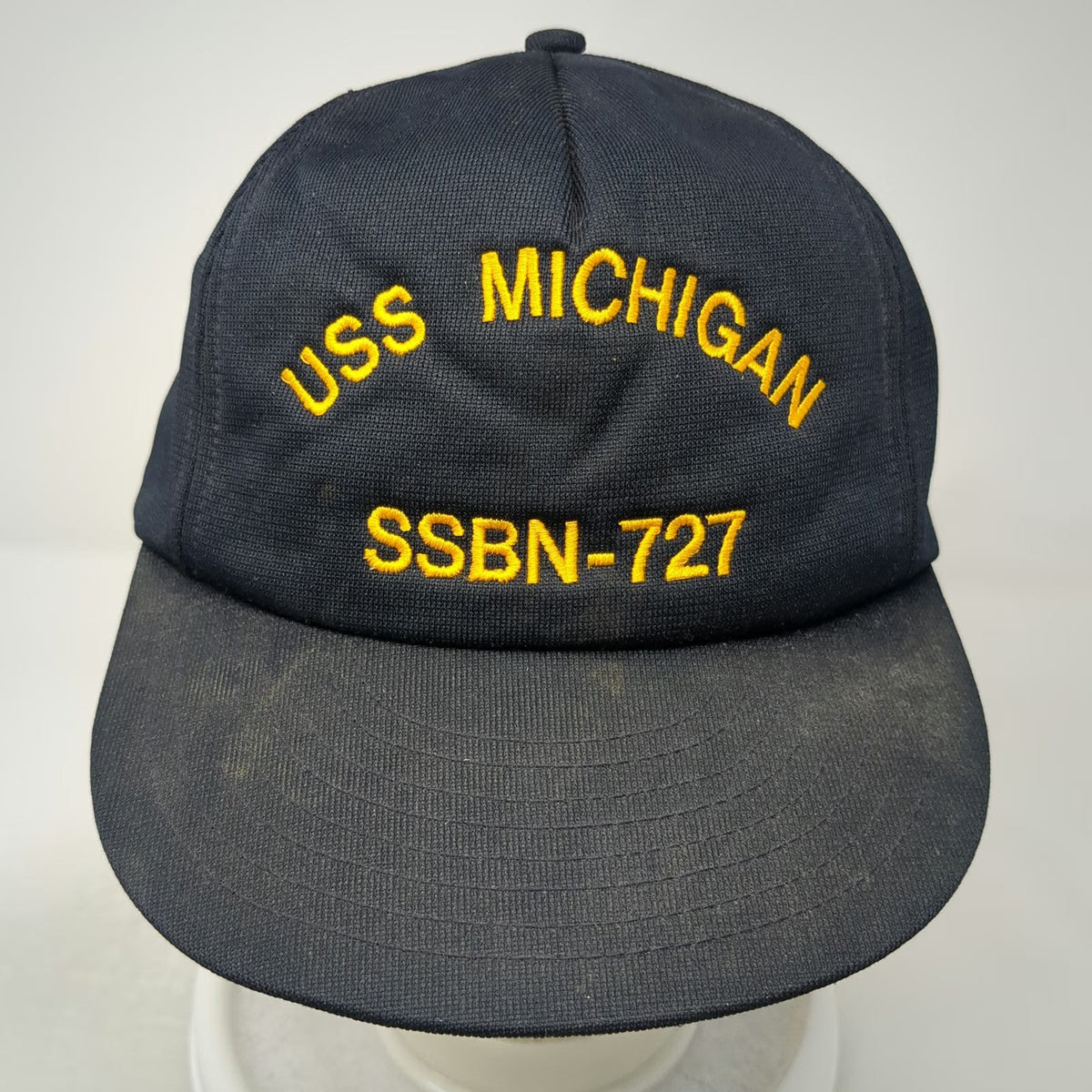 USS Michigan SSBN-727 Navy Submarine Hat 5 Panel Blue One Size Snapback USA