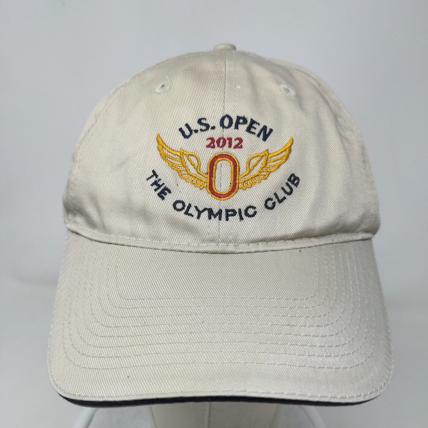 U.S. Open The Olympic Club 2012 Slideback Hat Tan One Size USGA Embroidered