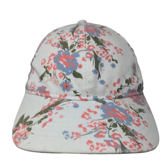 Unbranded Strapback Hat Multicolor OSFM Floral Print Vented Holes Adjustable