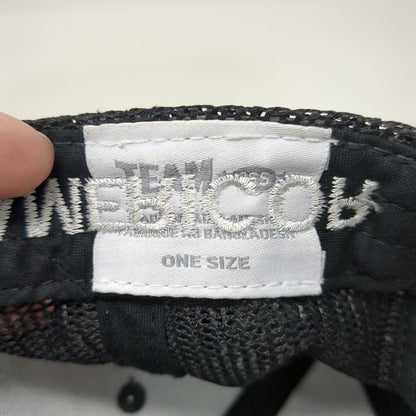 Team Webco Americor Trucker Hat Gray One Size Mesh Back Snapback Logo Structured