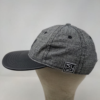 Unbranded Men's Snapback Hat Gray Black Graphic Logo SYL Adjustable