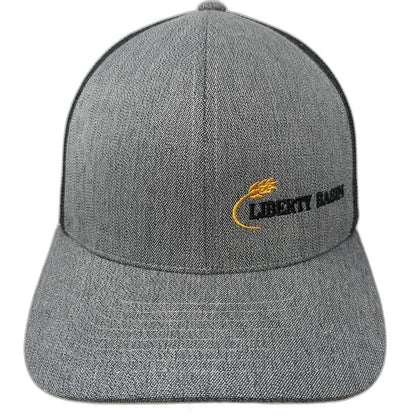 Pacific Headwear Trucker Hat Gray One Size Mesh Back Liberty Basin Snapback