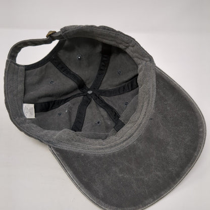 Unbranded Slideback Hat Black One Size Adjustable Blank Vent Holes