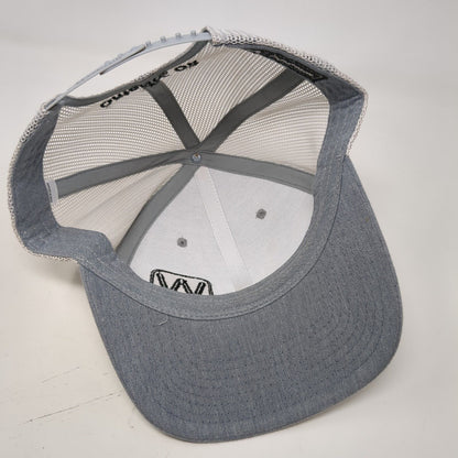 W Ontario OR Snapback Trucker Hat Gray One Size Adjustable Mesh Back Richardson