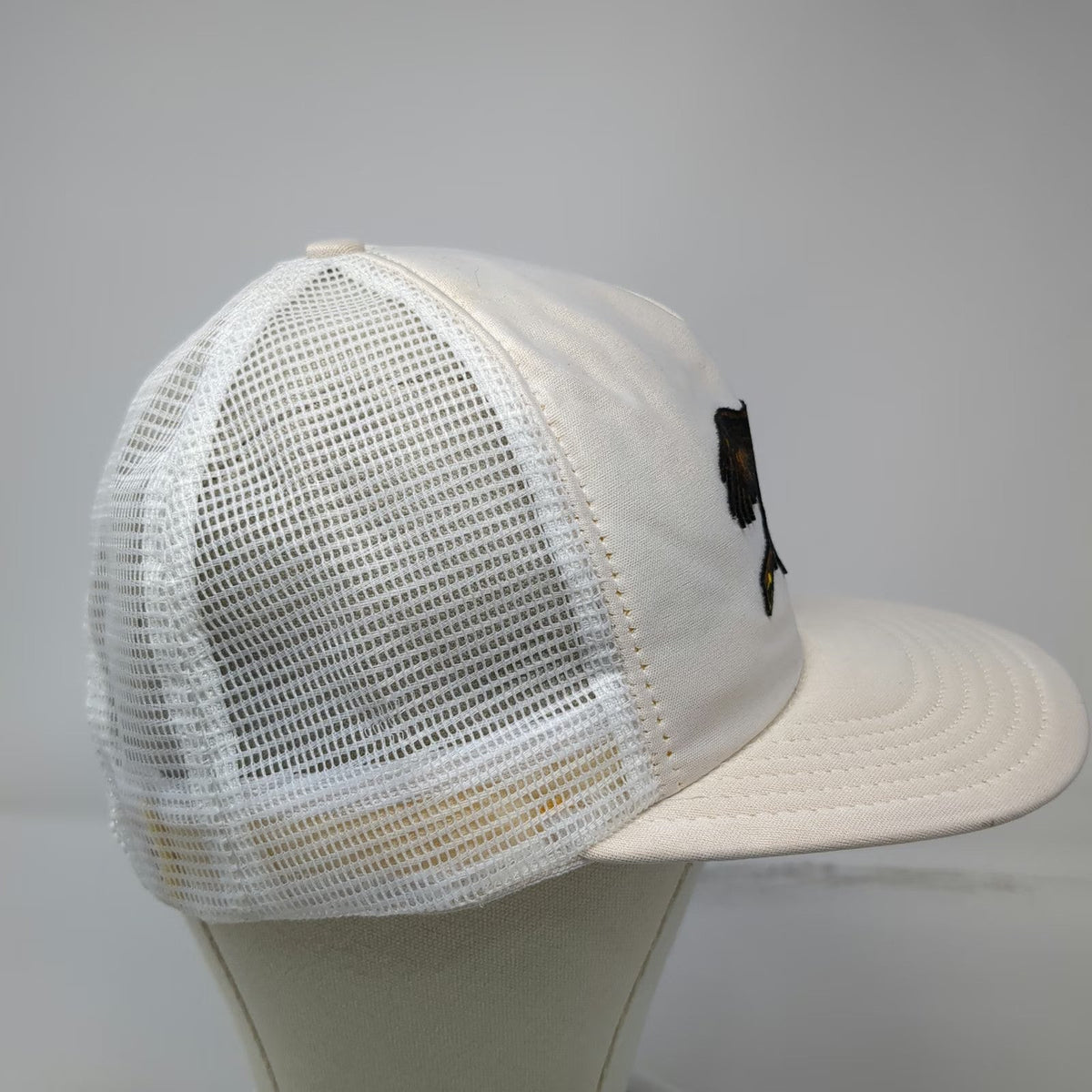 NRA Trucker Hat White One Size Bill of Rights 1791-1991 Eagle Rifle USA Made