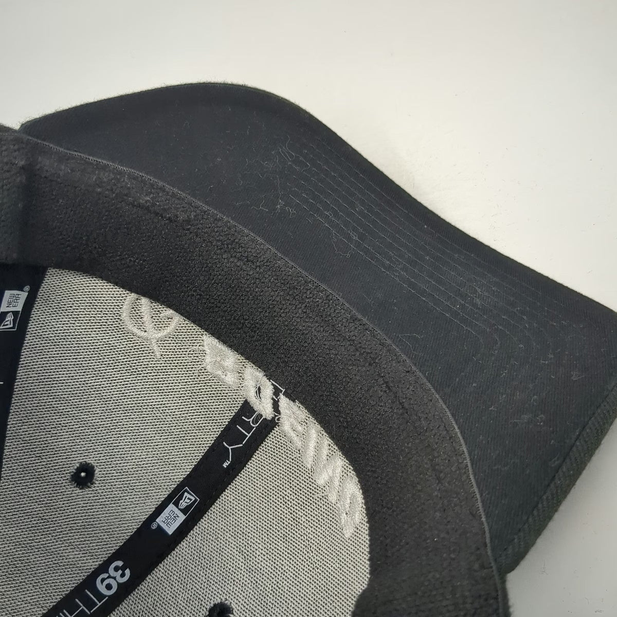 New Era Baseball Cap Black M/L Boeing Logo Stretch Fit Embroidered Hat