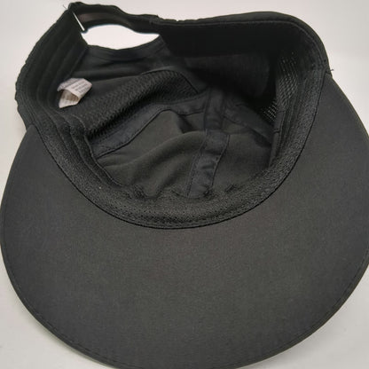 apana Baseball Cap Black One Size Mesh Panels Strapback Hat Lightweight Active