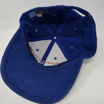 Hot Shoe Hot Rods Slideback Hat Blue OS Adjustable Embroidered Port and Company