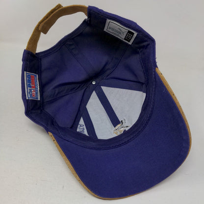 Vintage Minnesota Vikings Strapback Hat PUMA NFL Pro Line Purple OSFM Logo