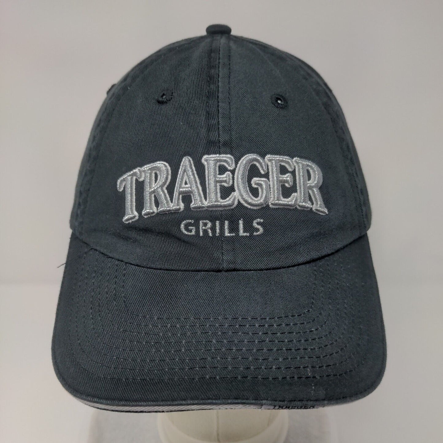 Traeger Grills Taste The Difference Strapback Hat Black One Size Adjustable