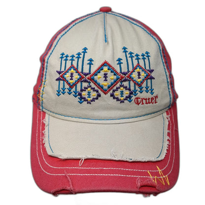 Cruel Baseball Cap Red One Size Southwestern 2013 National Finals Contestant Hat