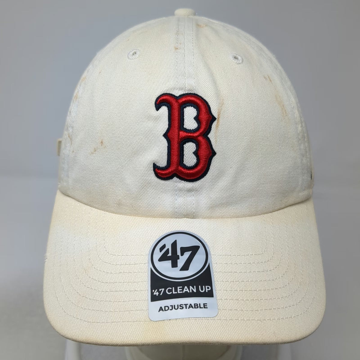 '47 Boston Red Sox MLB Baseball Cap White Red Blue One Size Relaxed Slideback
