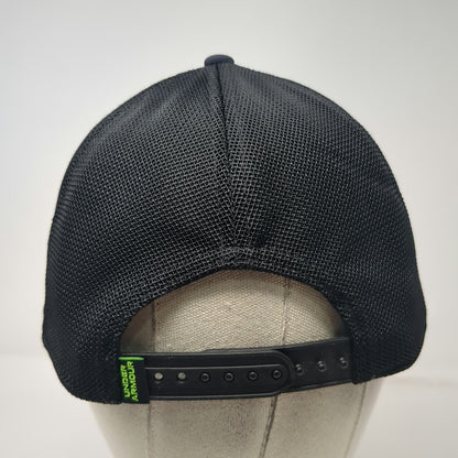 Under Armour Trucker Hat Black One Size Fish Mesh Back Snapback Fishing Cap
