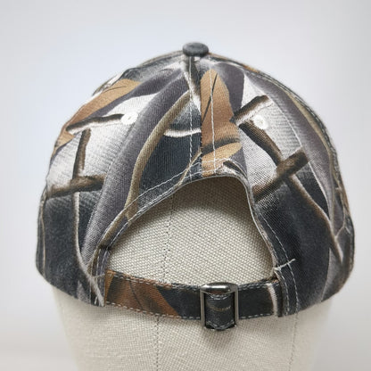 Hoxer Idaho Sand Gravel Camo Fishing Fly Safety Baseball Cap Gray One Size Hat
