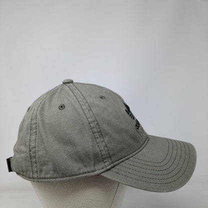 Adidas Slideback Hat Brown OSFM Adjustable Embroidered Trefoil Vented Holes